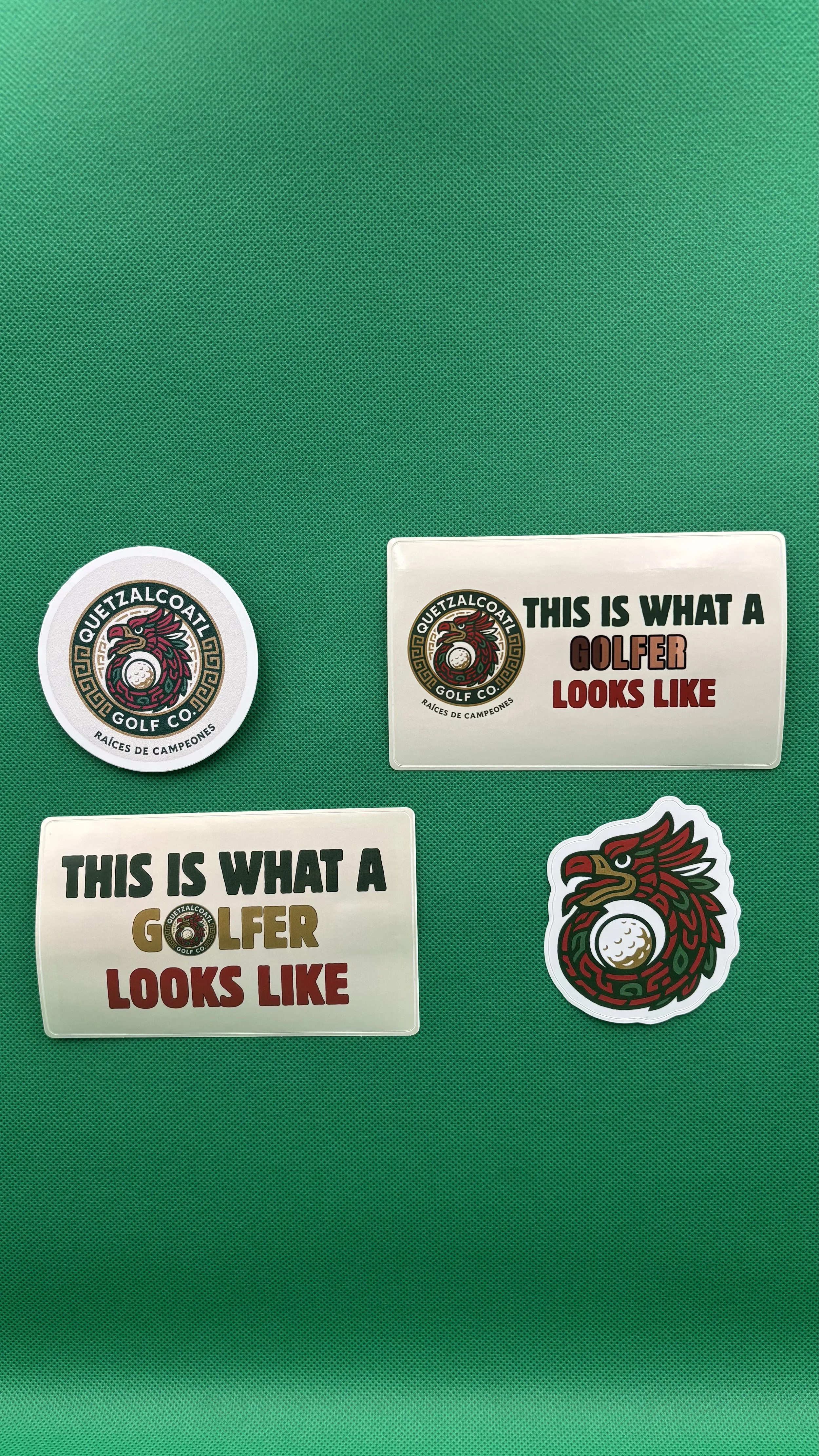 Quetzalcoatl Golf Co. Sticker Collection