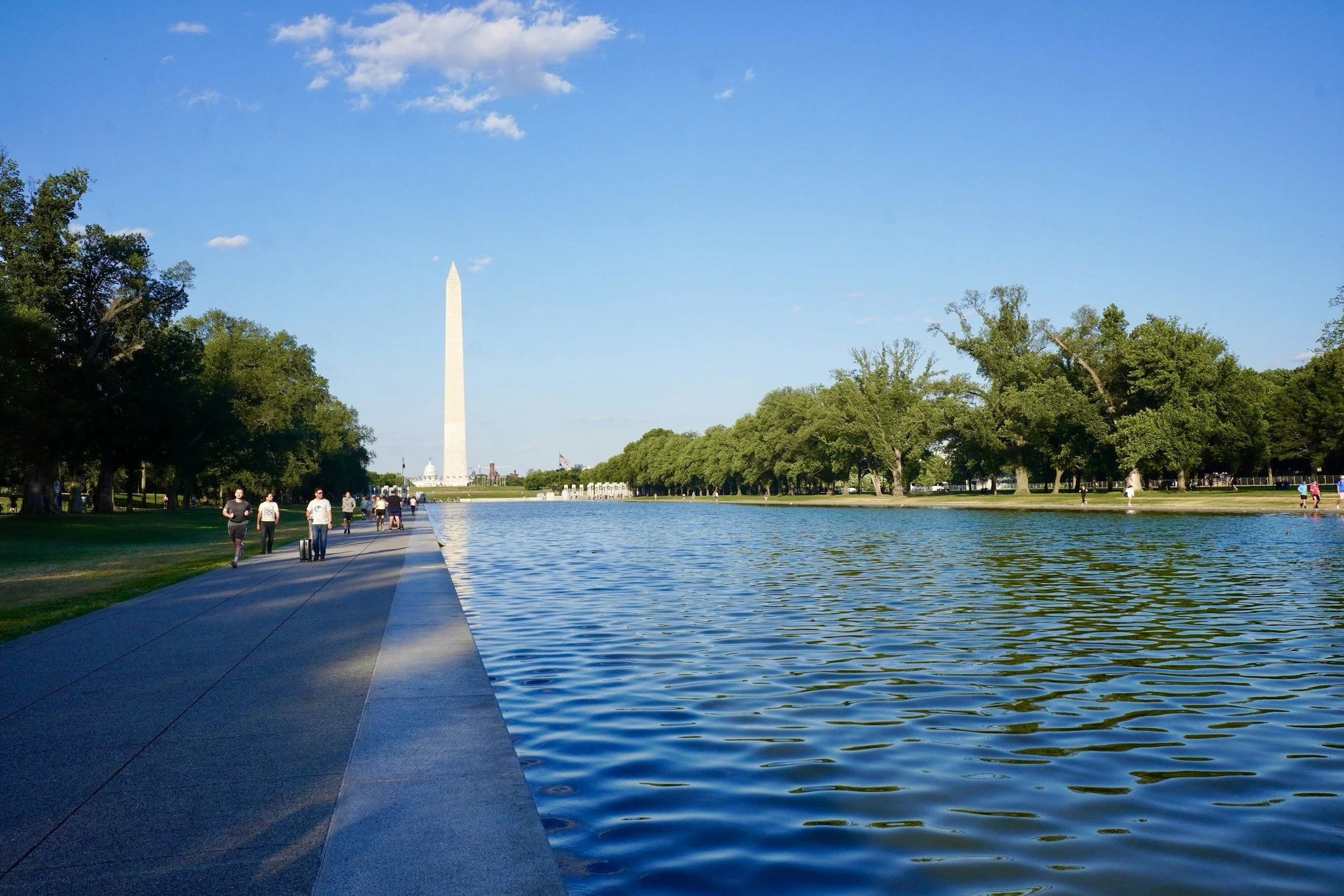 Solving the reflecting pool crisis