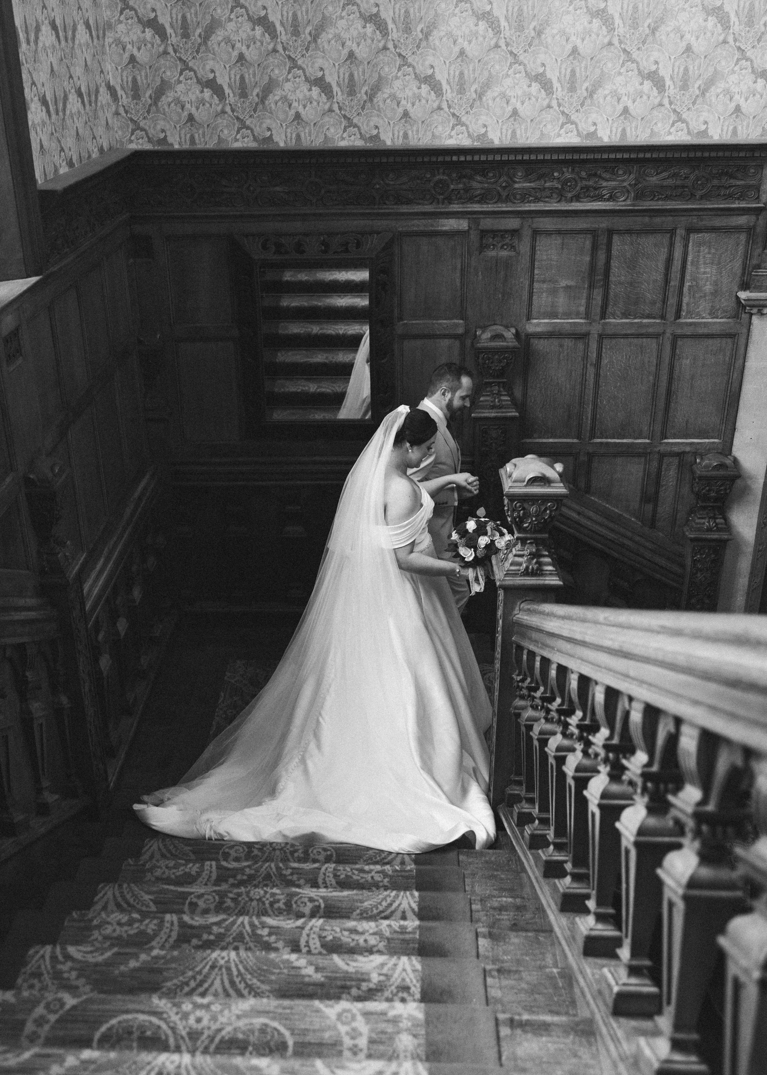 Devon wedding photographer photographs bride at Bovey Castle Dartmoor 