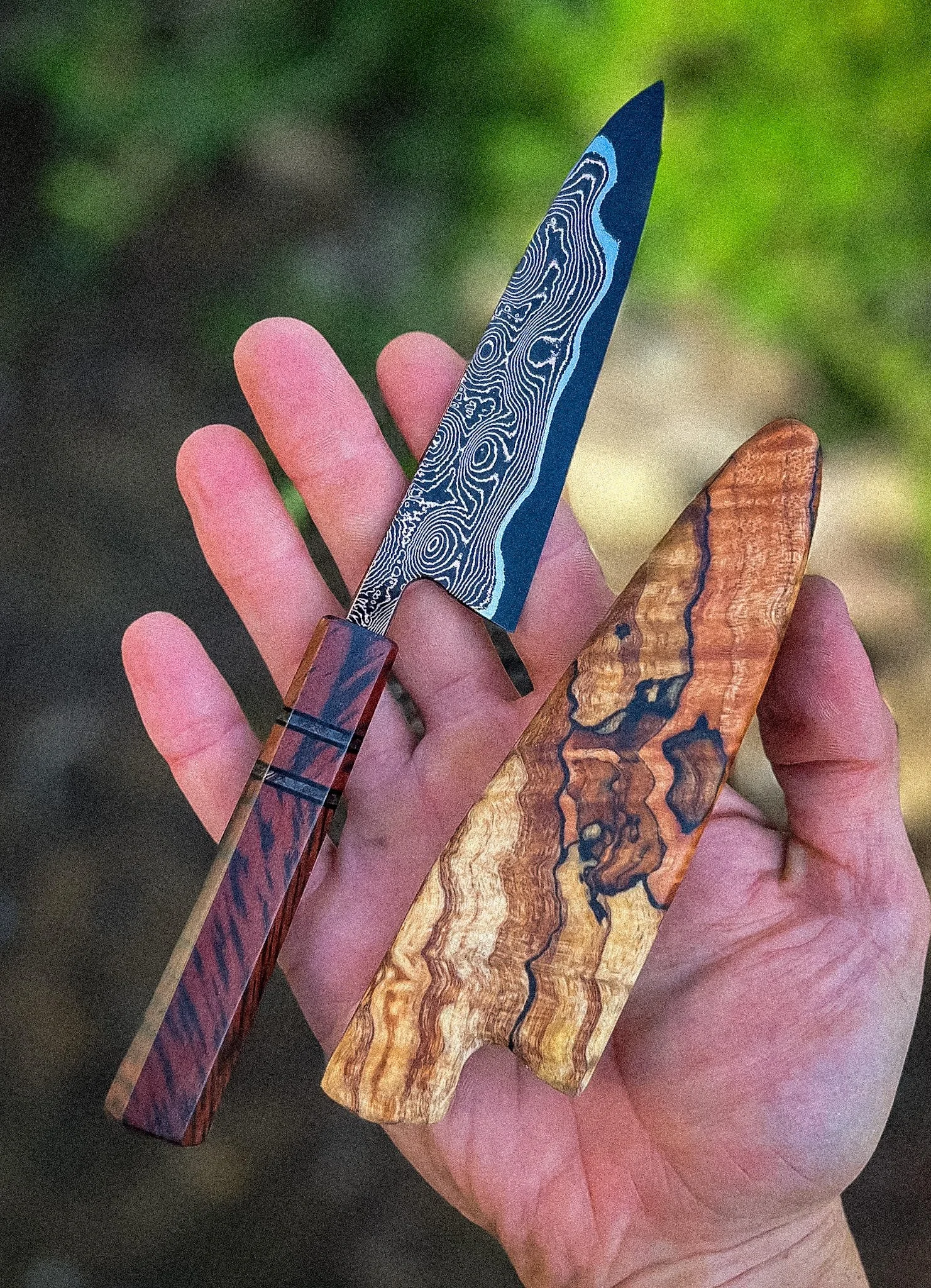 Copper Raindrop : Spalted Maple