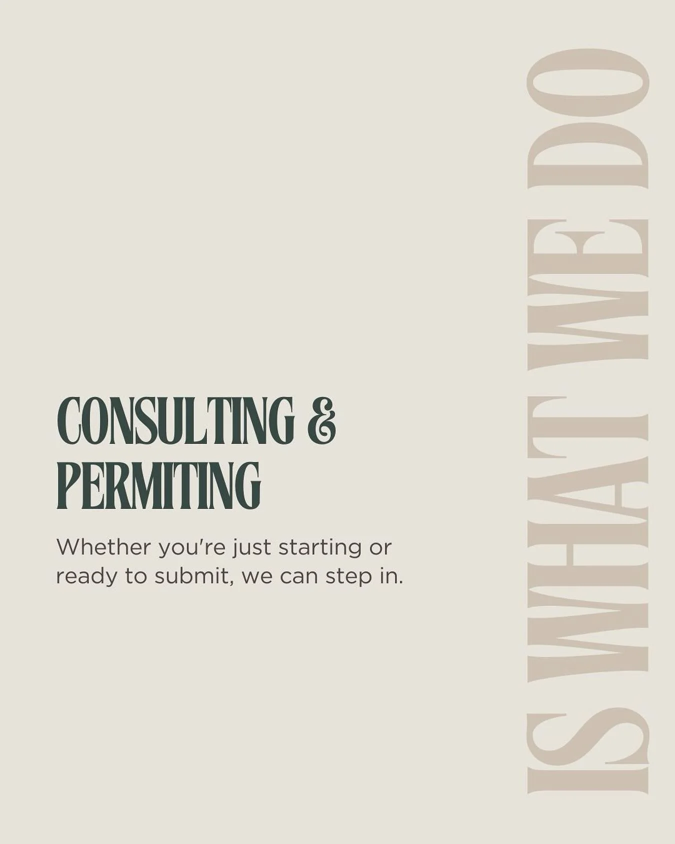 At The Permit Lab, we offer two core services to help your project move forward:

🔍 Permit Consulting &ndash; Need help understanding what&rsquo;s allowed, what code applies, or what it takes to legalize existing work? We&rsquo;ve got you.

📄 Permi