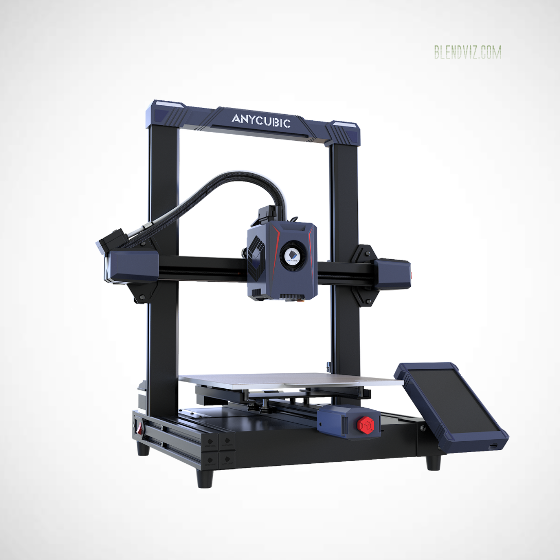 3D printer machine model for visualization and games