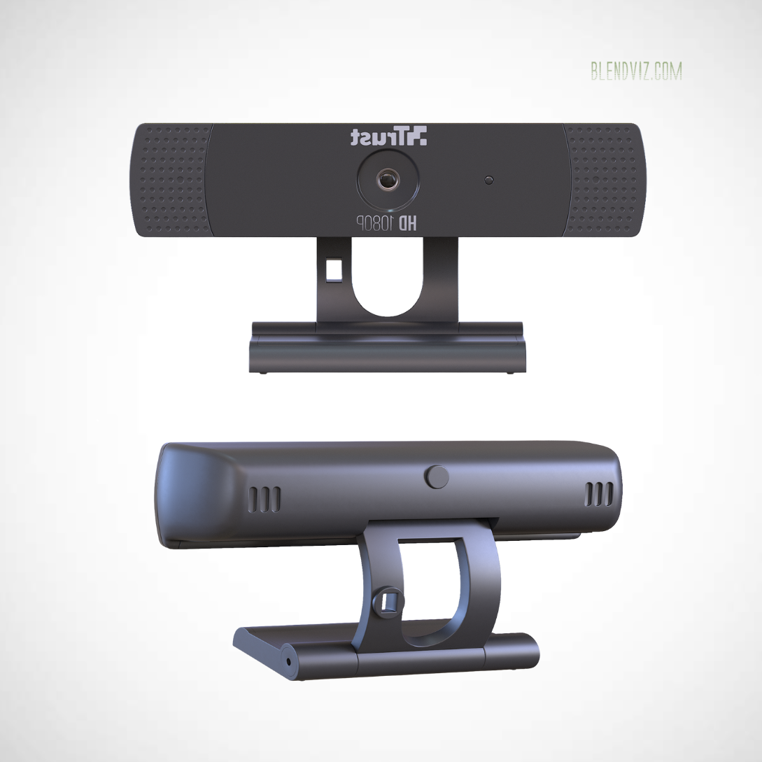 Gaming Webcam 3D Model – Streaming Camera Prop