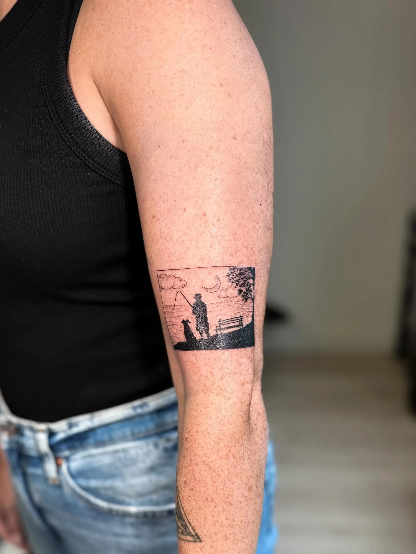 Sentimental moments, baby blackwork, family and self love tats.. I&rsquo;ve fallen behind with posting and almost forgot about some goodies from a few weeks ago! I can&rsquo;t believe @gullys.tattoo has been open for a full month and that y&rsquo;all