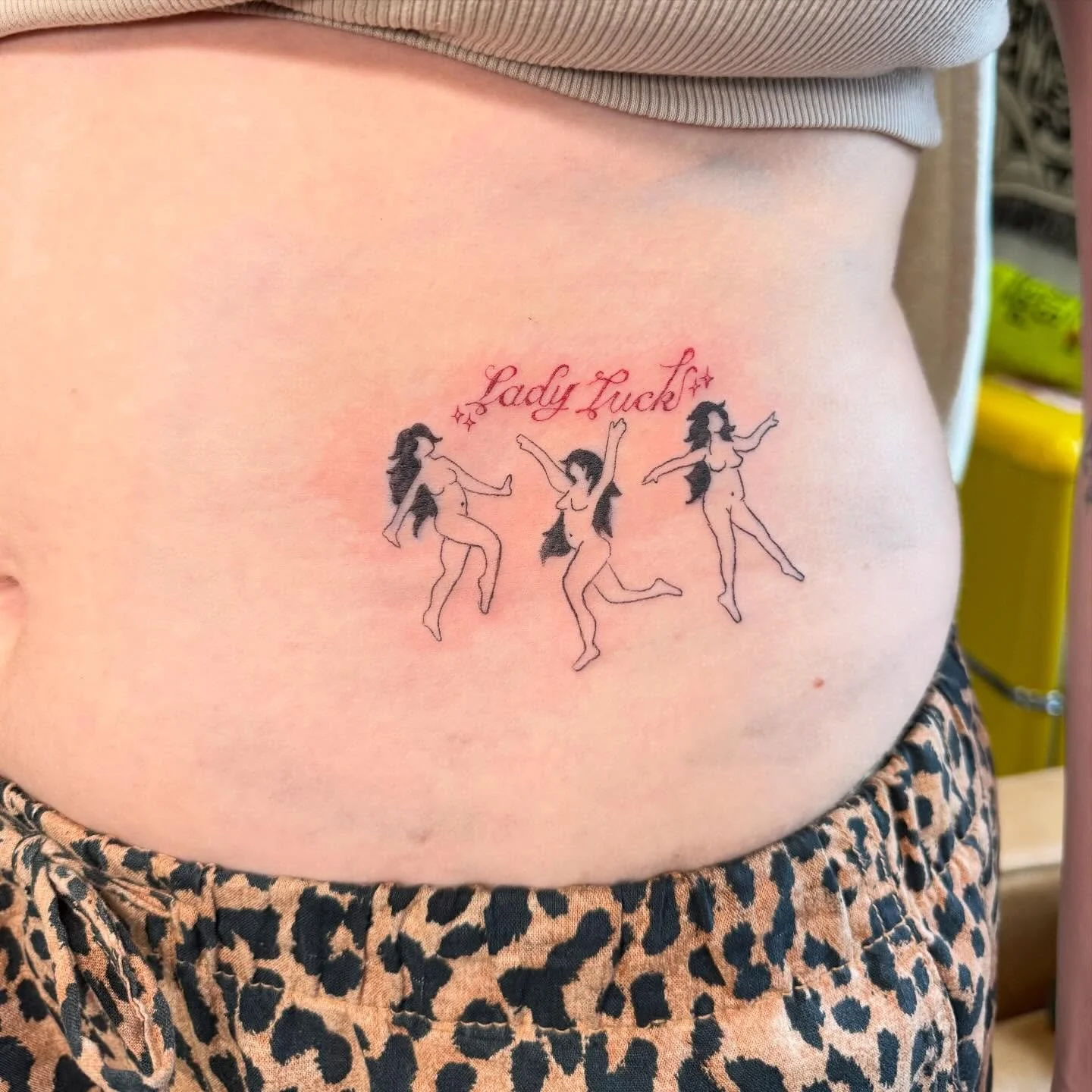 Healed and freshly done tats for an awesome couple! Fun fact is I&rsquo;ve been tattooing these two for years and got the tea that the big question was going to be popped. Then I went and ALMOST RUINED THE SURPRISE and couldn&rsquo;t sleep  for a wee