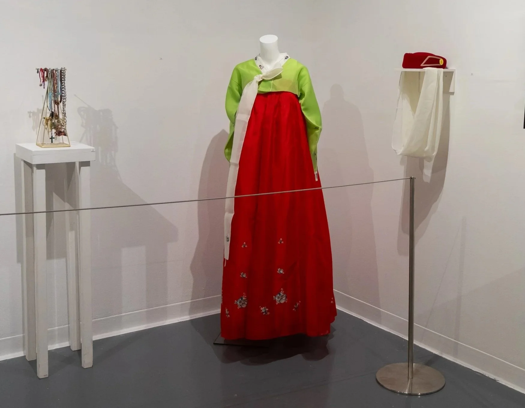 Hanbok: The traditional clothing of the Korean people, Grace Kyung wears this hanbok for special occasions.