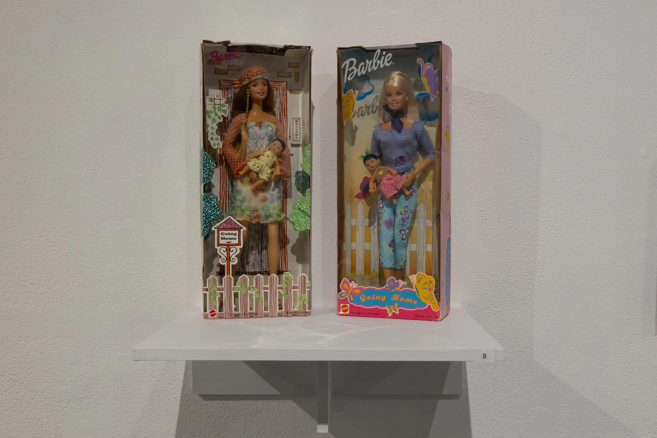 Going Home Dolls: These Barbie dolls from Claire Lott and Lauren Walther were gifted to their adoptive parents by the White Swan Hotel in Guangzhou, China.