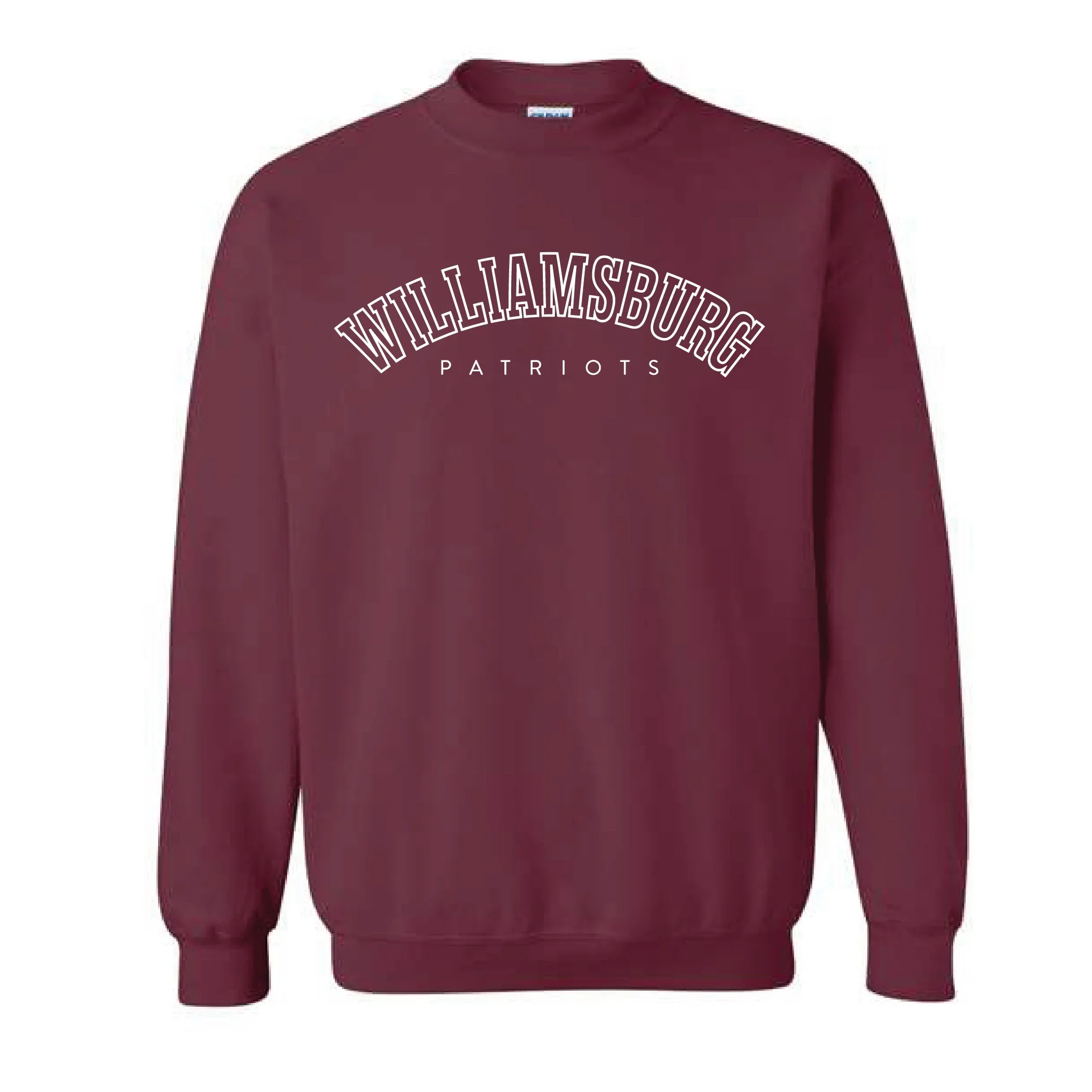 College Sweatshirt Red.webp