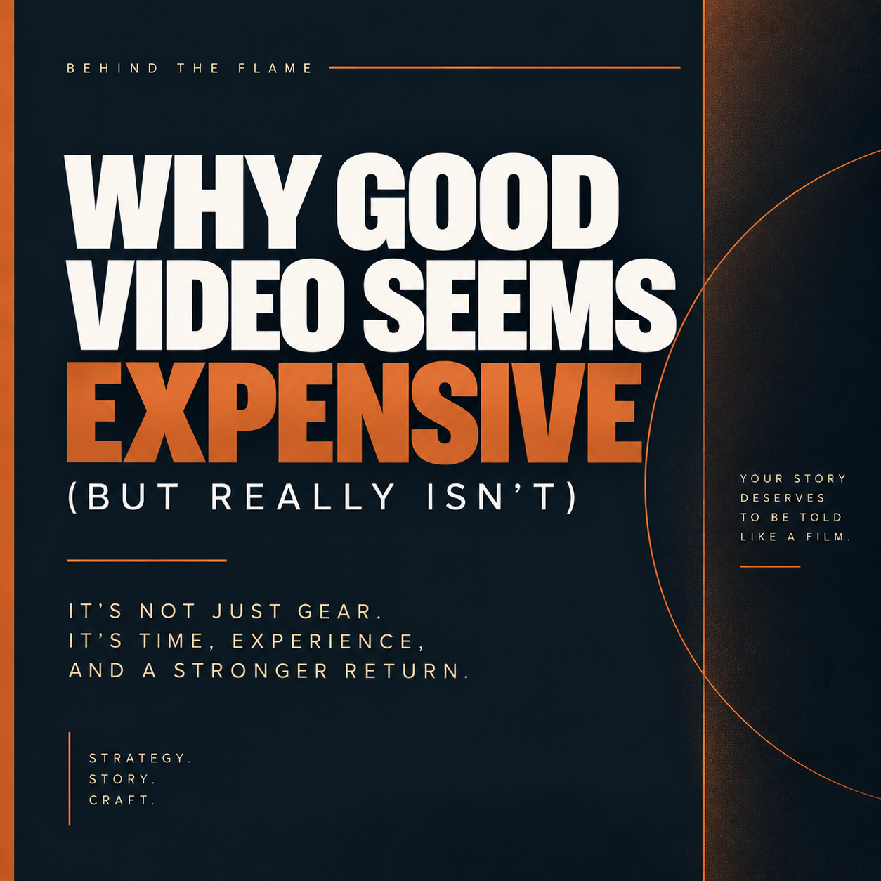 Why Good Video Seems Expensive (But Really Isn’t)