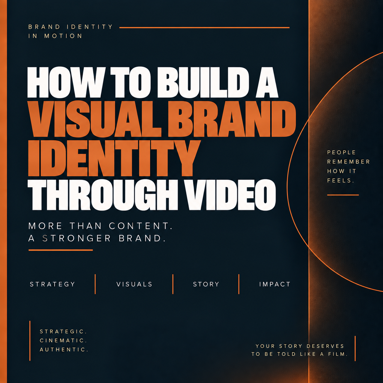 How to Build a Visual Brand Identity Through Video
