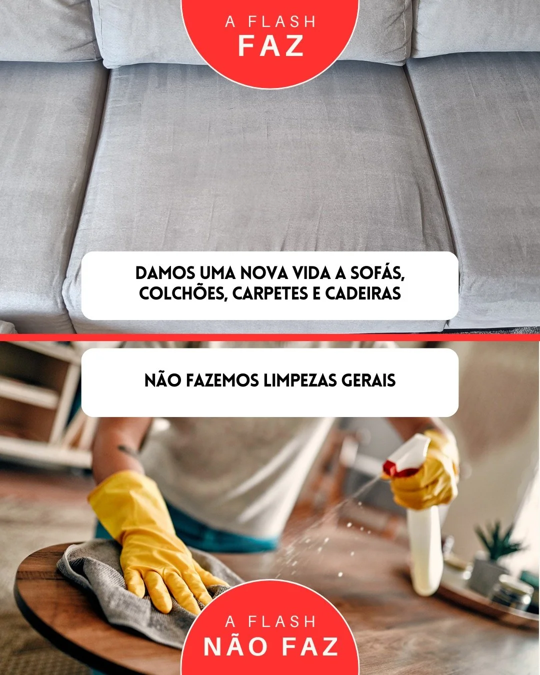 Nem tudo o que parece &ldquo;limpeza&rdquo; &eacute; limpeza profissional.
Descobre o que a Flash faz (e o que n&atilde;o faz - mesmo que insistam 😅).

➡ Desliza para saber 👉

#FlashGroup #GrandePorto #LimpezaProfissional #HigienizacaoProfunda