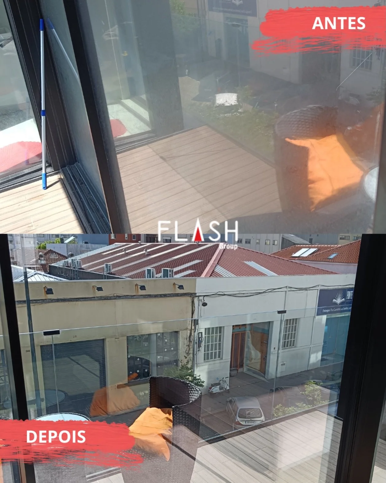 🪟✨Nem s&oacute; de sof&aacute;s vive a Flash Group.

Tamb&eacute;m fazemos limpeza profissional de vidros e montras, ao domic&iacute;lio e em espa&ccedil;os comerciais.

Vidros sem marcas, sem manchas e com acabamento impec&aacute;vel. 💎

Porque a 
