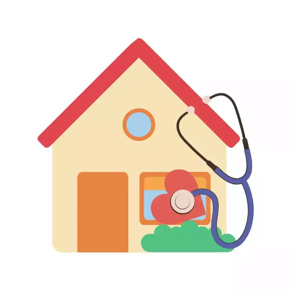 El médico irá a su domicilio lo más rápido.