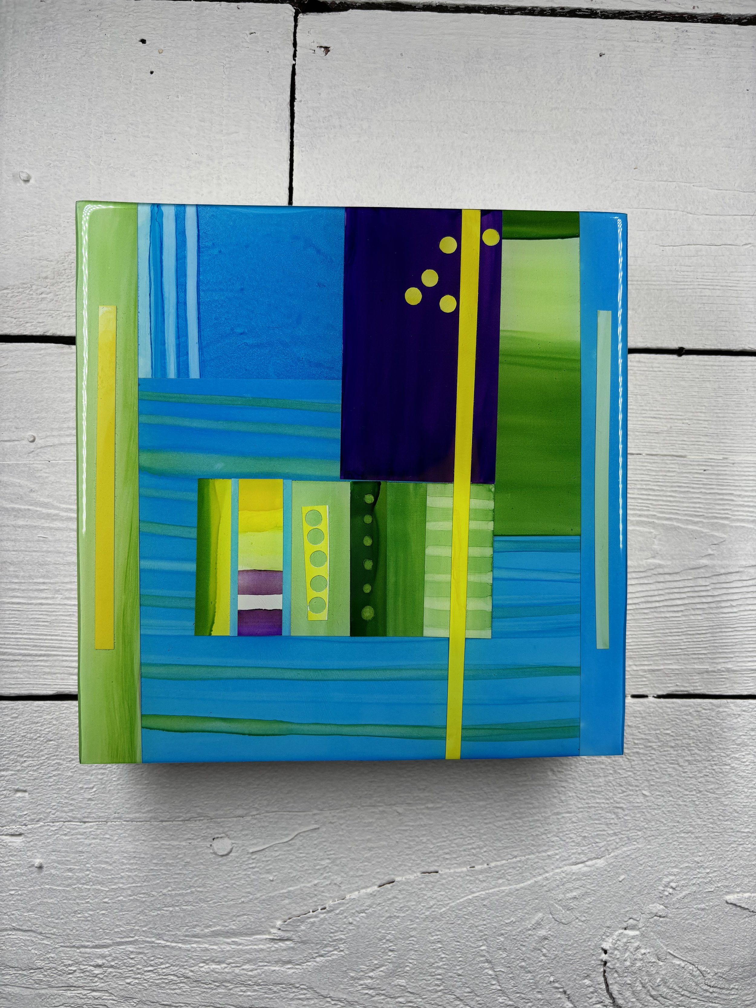 Vivid Optimism - 8" x 8"