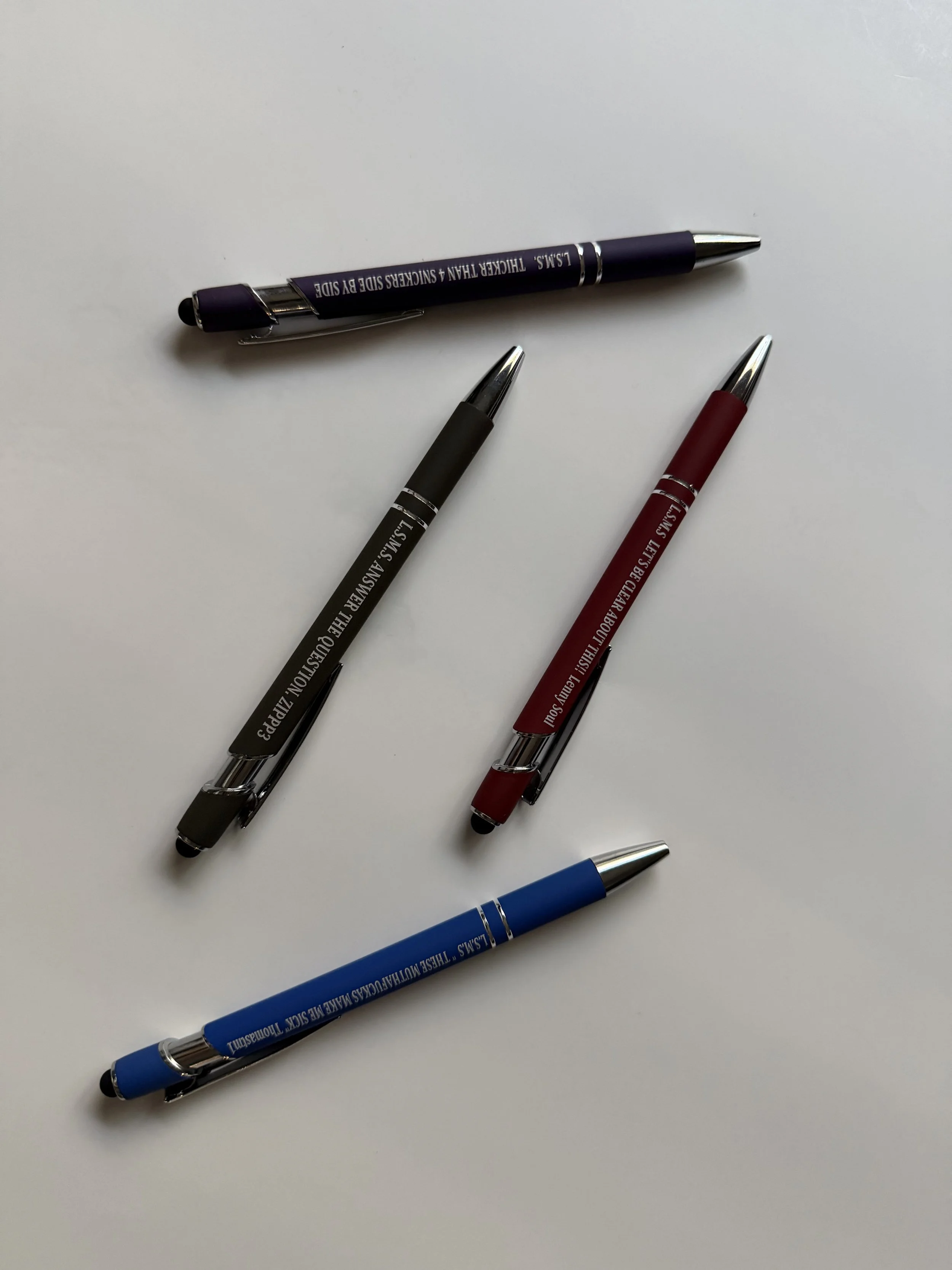 Custom Lenny Soul Morning Show Pens w/ Stylus