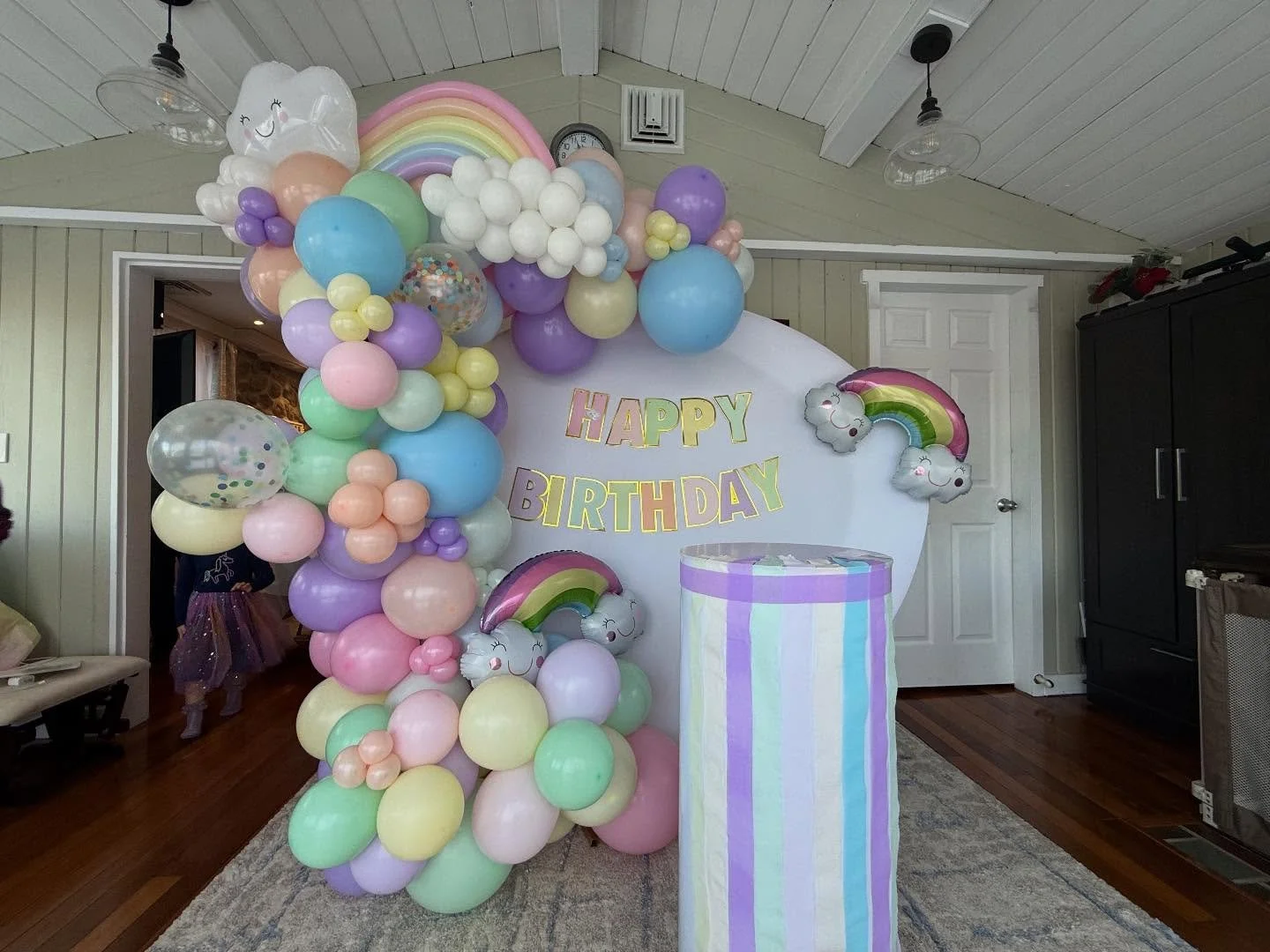 🌈✨ Pure pastel magic for a very special birthday! ✨🌈

We loved bringing this dreamy rainbow setup to life &mdash; soft pastels, happy clouds, and all the celebratory vibes 💜💛💙
Perfect for birthdays, milestones, and moments worth remembering.

Pl