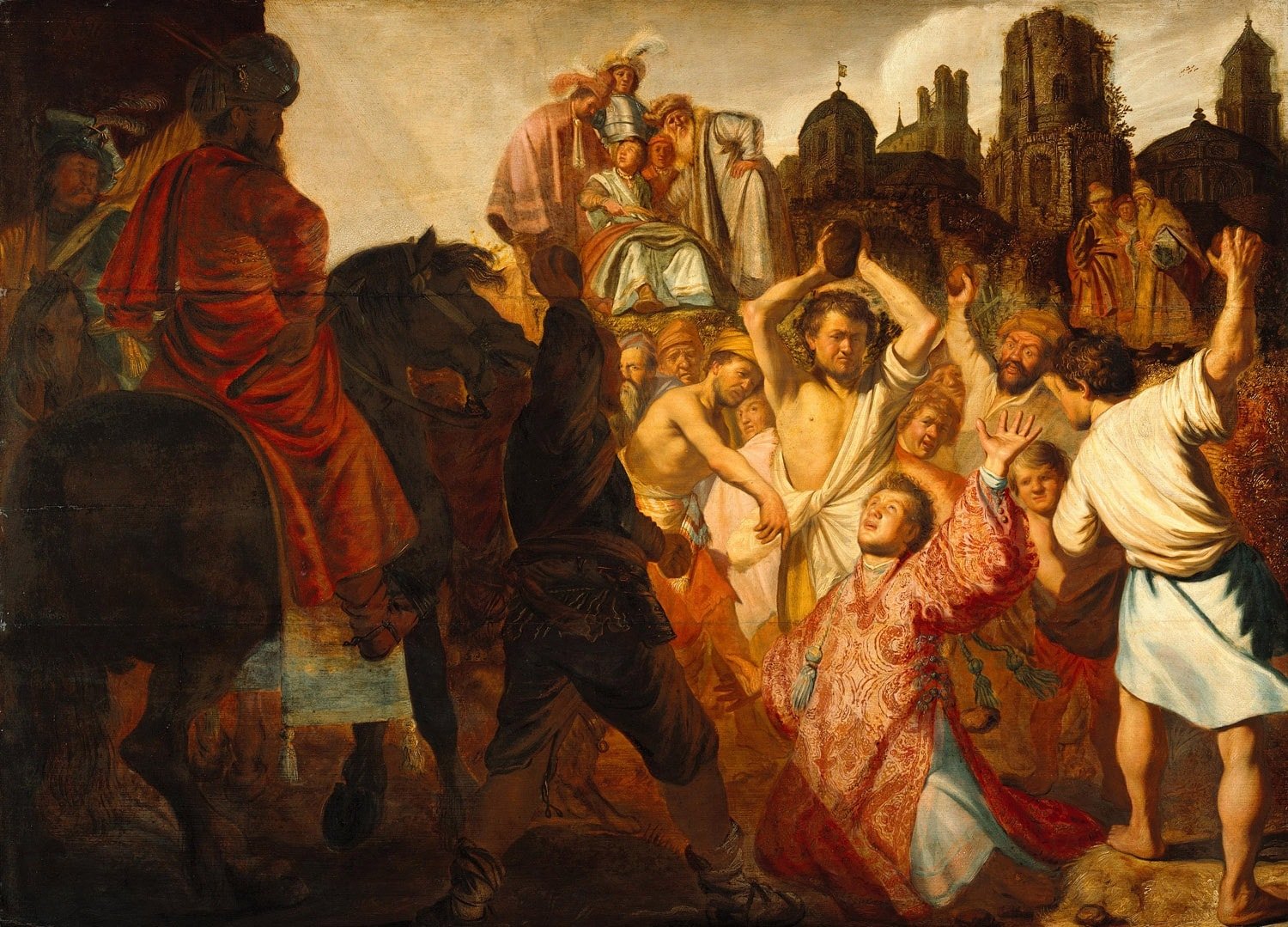 St. Stephen's Day. 
Pray even for those who wish you harm.

Acts 7:54-60

The Stoning of Stephen

54 Now when they heard these things they were enraged, and they ground their teeth against him. 55 But he, full of the Holy Spirit, gazed into heaven an