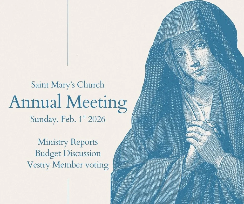 Please stay after Mass on Sunday, February 1st for our Annual Meeting. #AnnualMeeting #Episcopal #AnglicanCommunion #Church #Amityville