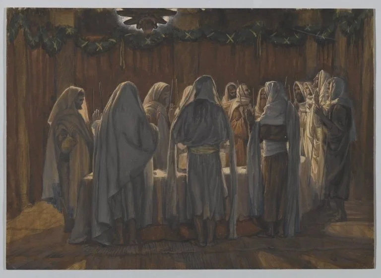 See you tonight at 7:00 PM!

Image: James Tiasot, La C&egrave;ne l&eacute;gale (The Last Supper), watercolor on woven paper, ca. 1886-1894, The Brooklyn Museum.