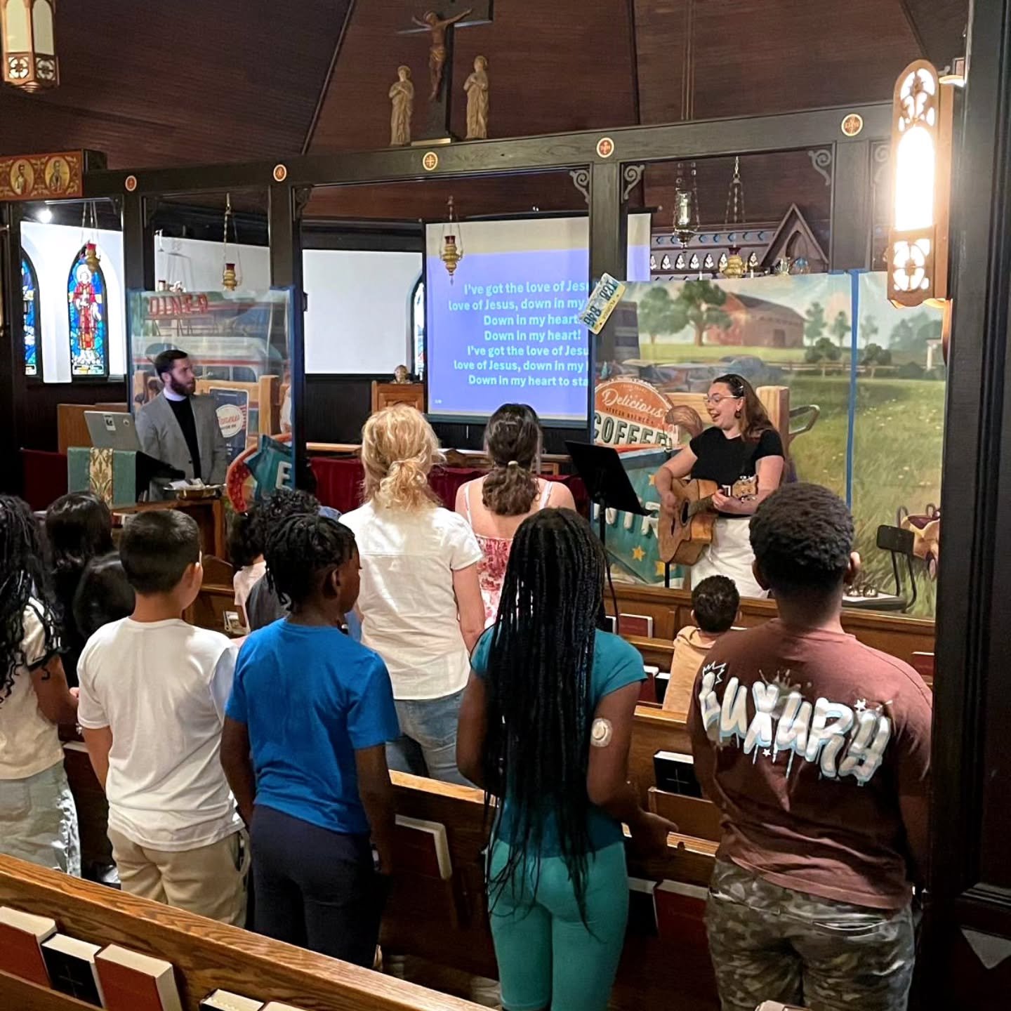 Photos from our first Vacation Bible School! What a blessing it was for students and staff alike. God is good! See you next year!