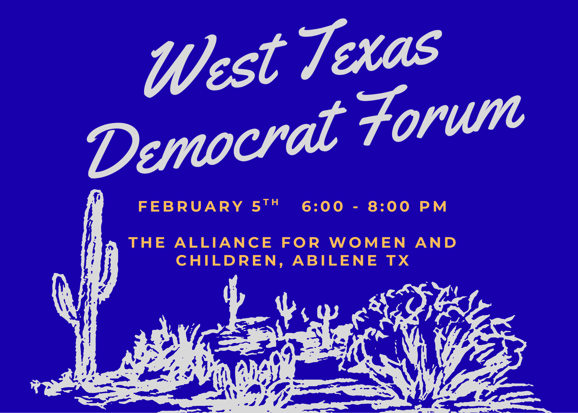 Taylor County Democratic party candidate forum