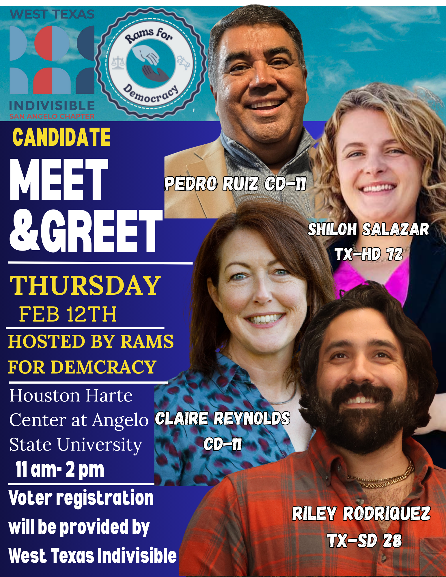 Rams for Democracy Meet and greet 