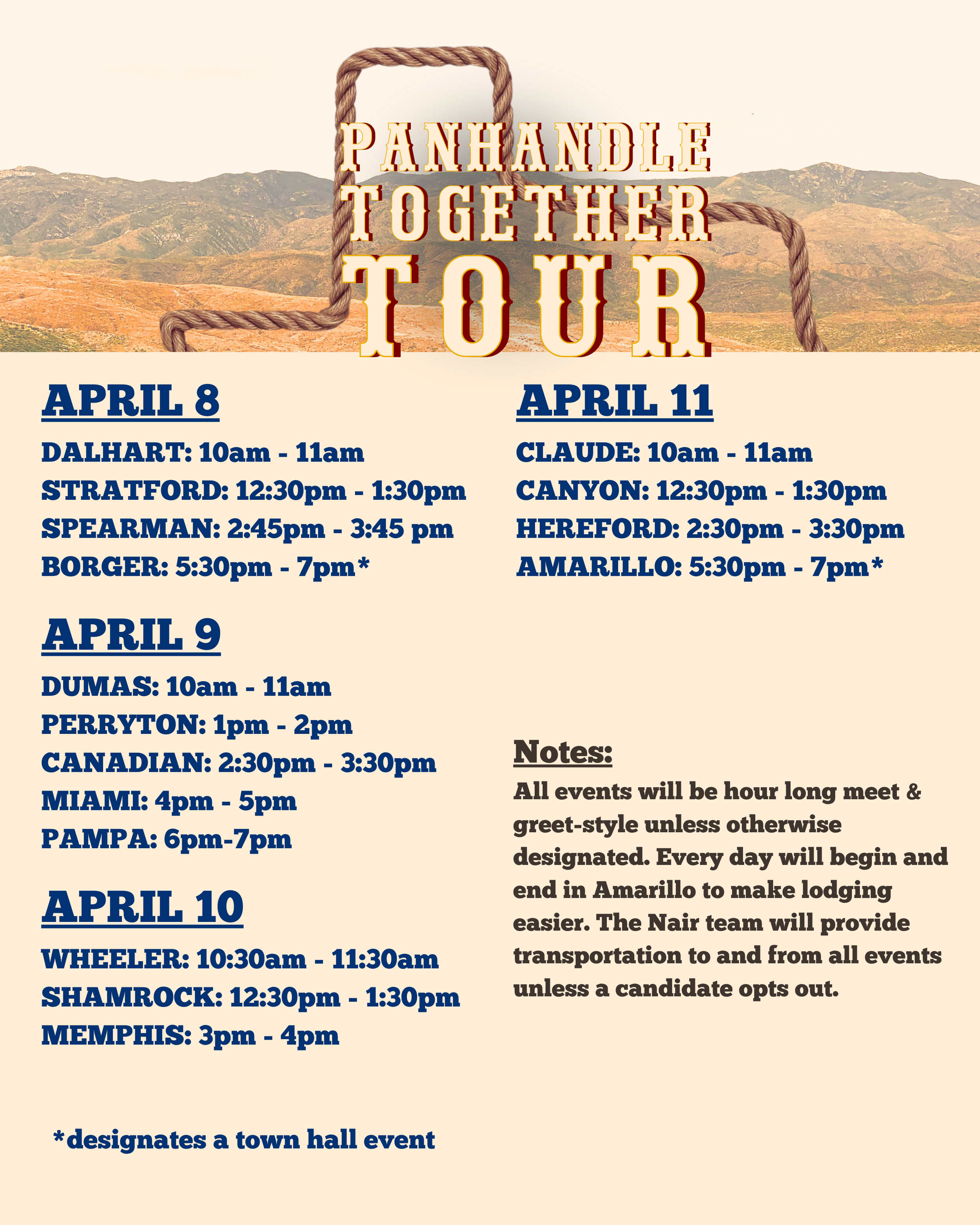 Panhandle Together Tour