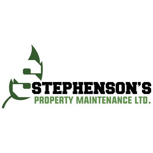 Logo of Property Maintenance Ltd., featuring a leaf and the text 'Property Maintenance Ltd.' on a black background.