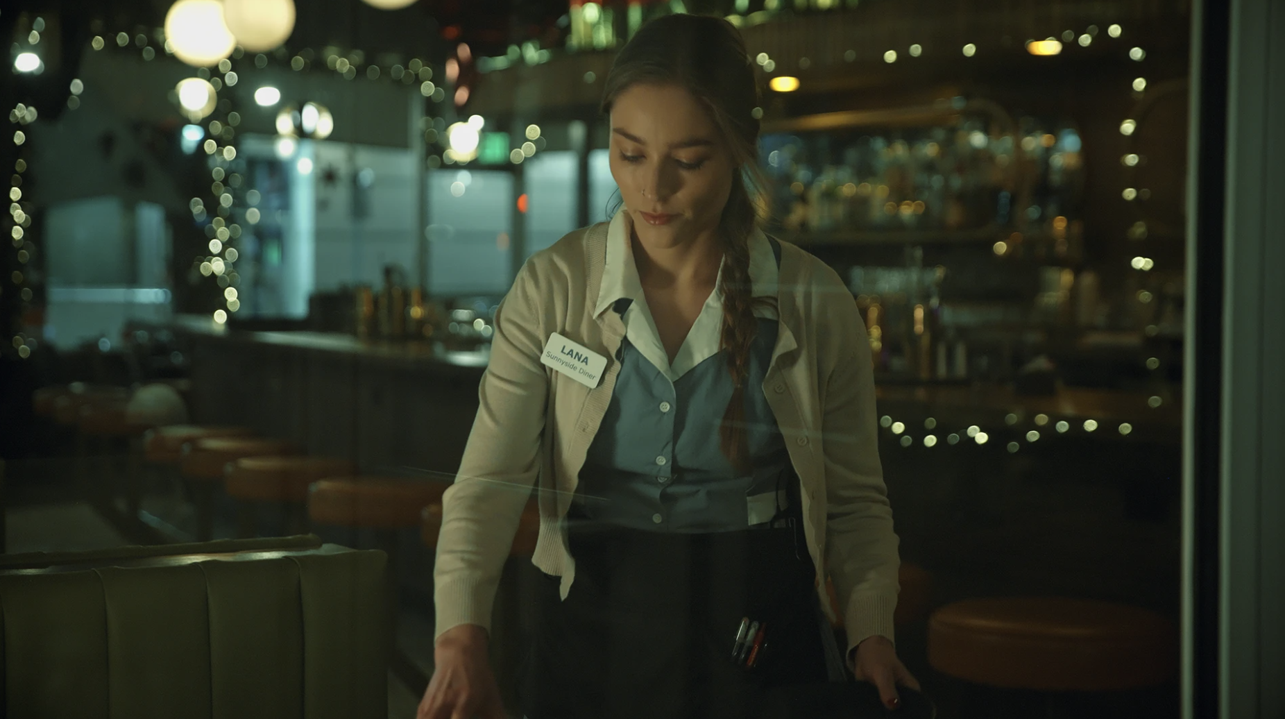 Frame from the short film: 'Reflect'