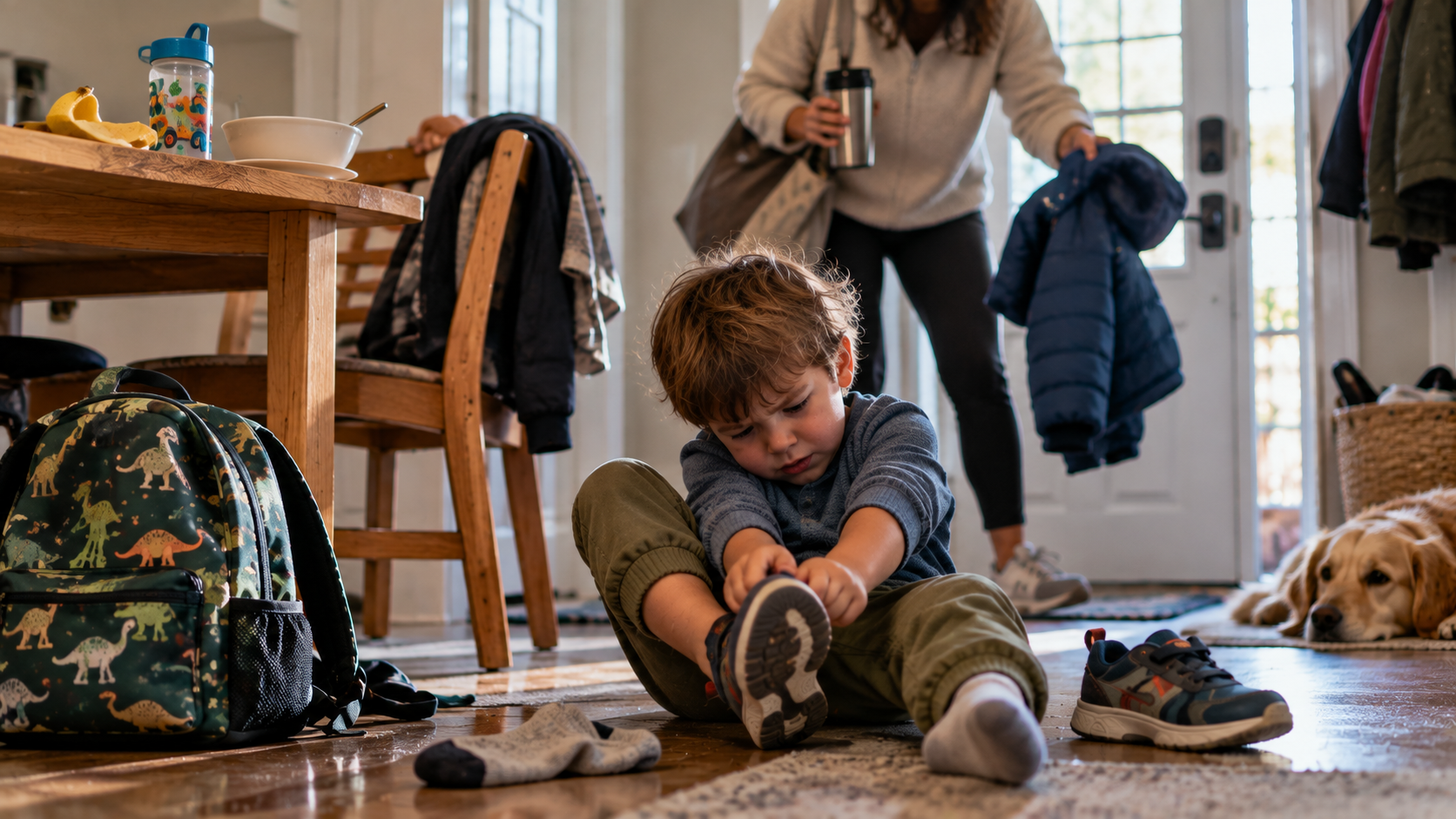 Why “Hurry Up” Doesn’t Work: Mornings Through the Eyes of a Young Child