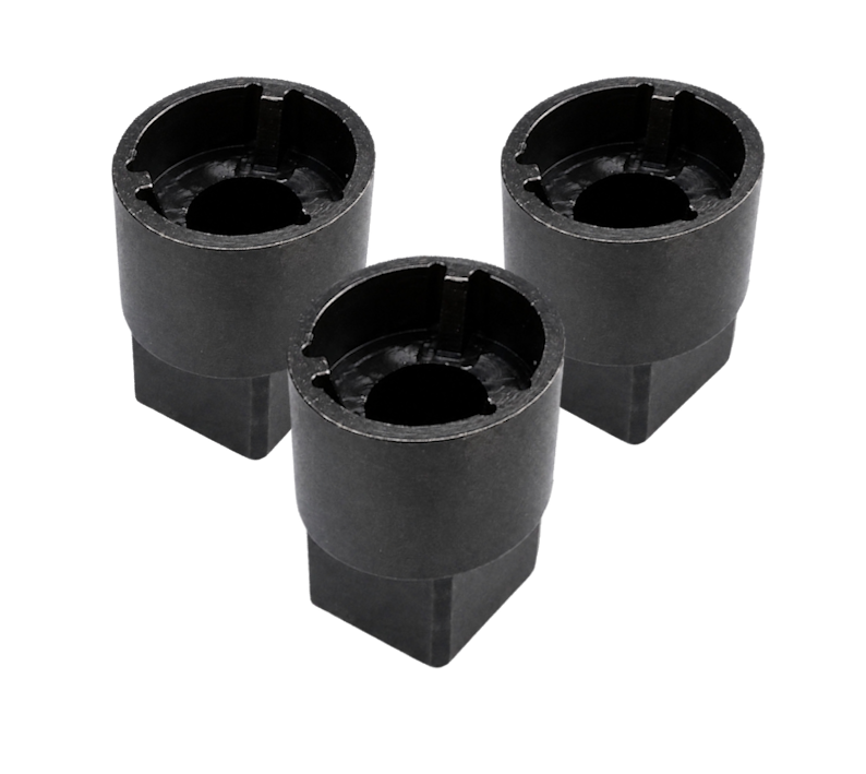 #30 Black Oxide Tri-Groove Installation Socket for 5/16-18, 3/8-16, 7/16-14, M8 & M10 Security Nuts