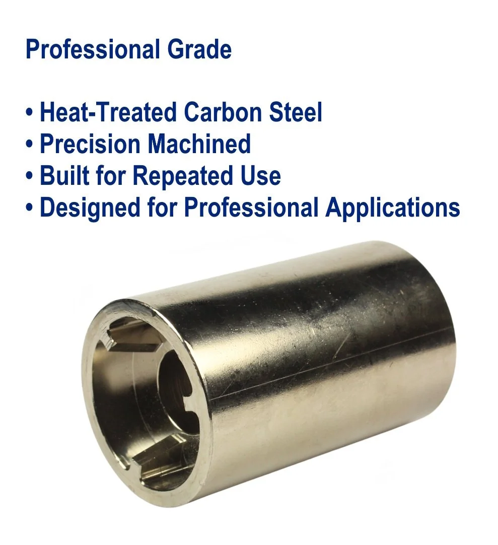 #40 Professional-grade Tri-Groove installation socket for security fasteners