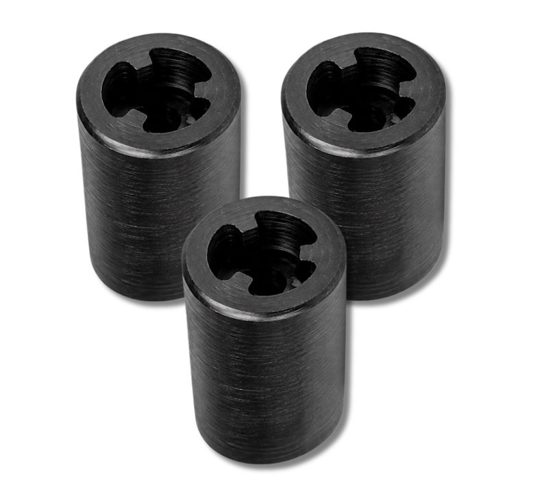 Three #10 Tri-Groove installation sockets