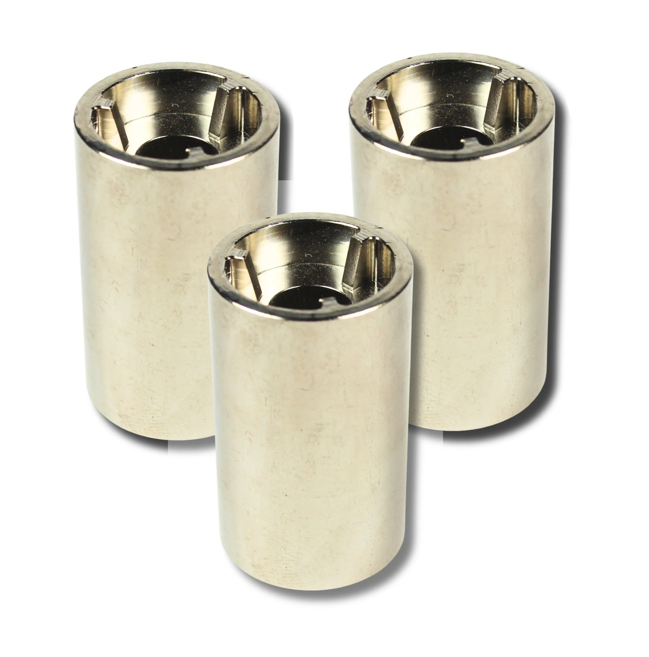 Three #40 deep-well Tri-Groove installation sockets