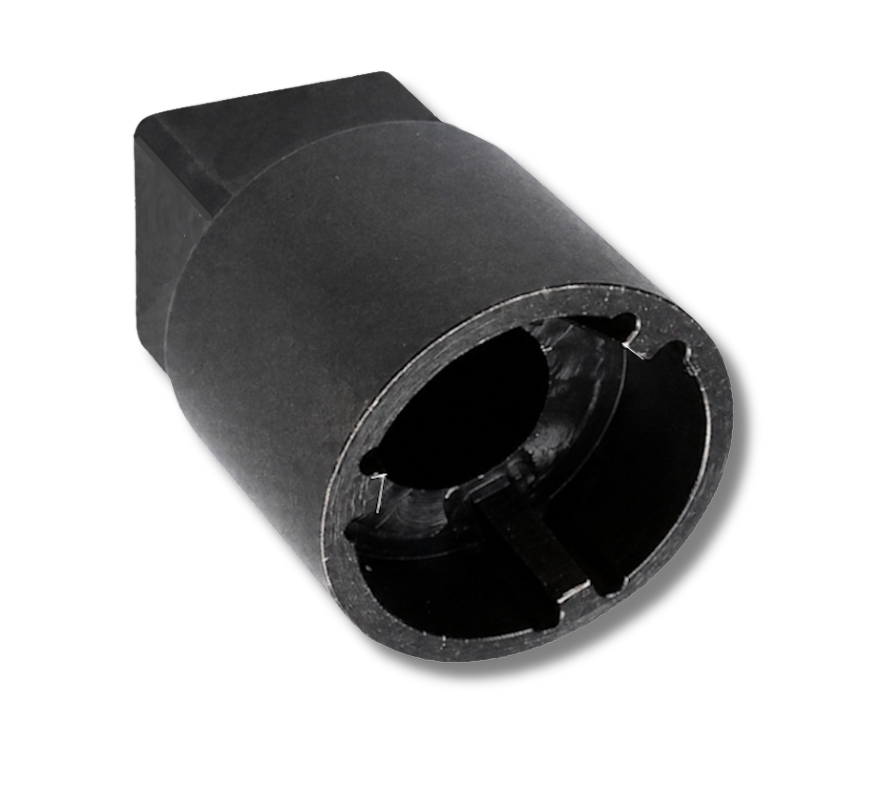 #30 Black Oxide Tri-Groove Installation Socket for 5/16-18, 3/8-16, 7/16-14, M8 & M10 Security Nuts