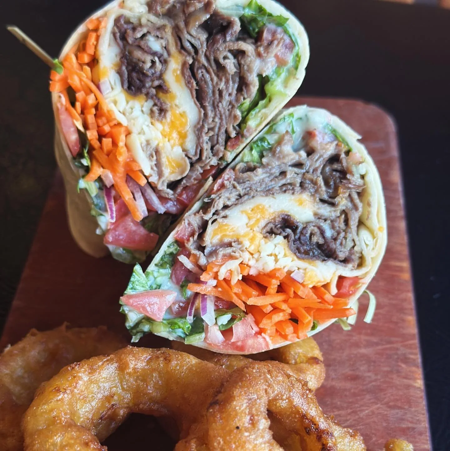 Sweet, Sweet Saturdays!!
Today&rsquo;s feature is something to talk about it&hellip; just deadly b&rsquo;ys!
The Donair-ish Delight
Slow roasted, think sliced beef, Halifax Donair sauce, tomatoes, shredded carrots, lettuce, red onion and 3 shredded c