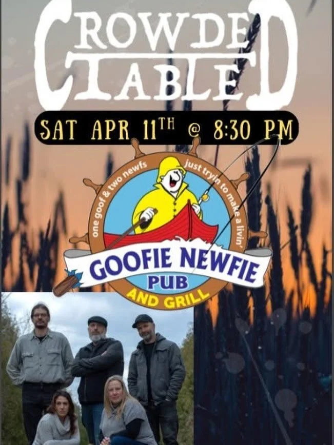 Saturday Night Live presents&hellip;
Crowded Table, tonite - 8:30pm!

You don&rsquo;t wanta miss this one!!