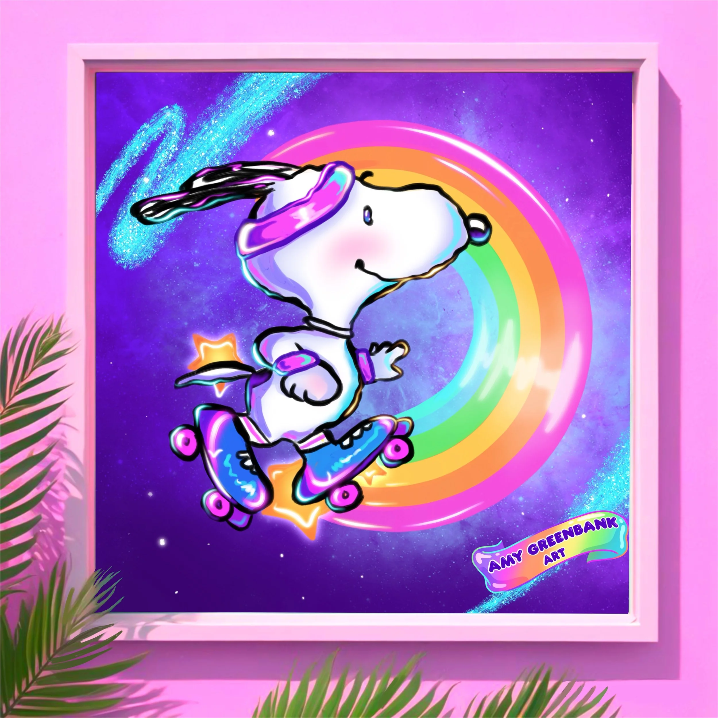 Roller Skating Snoopy