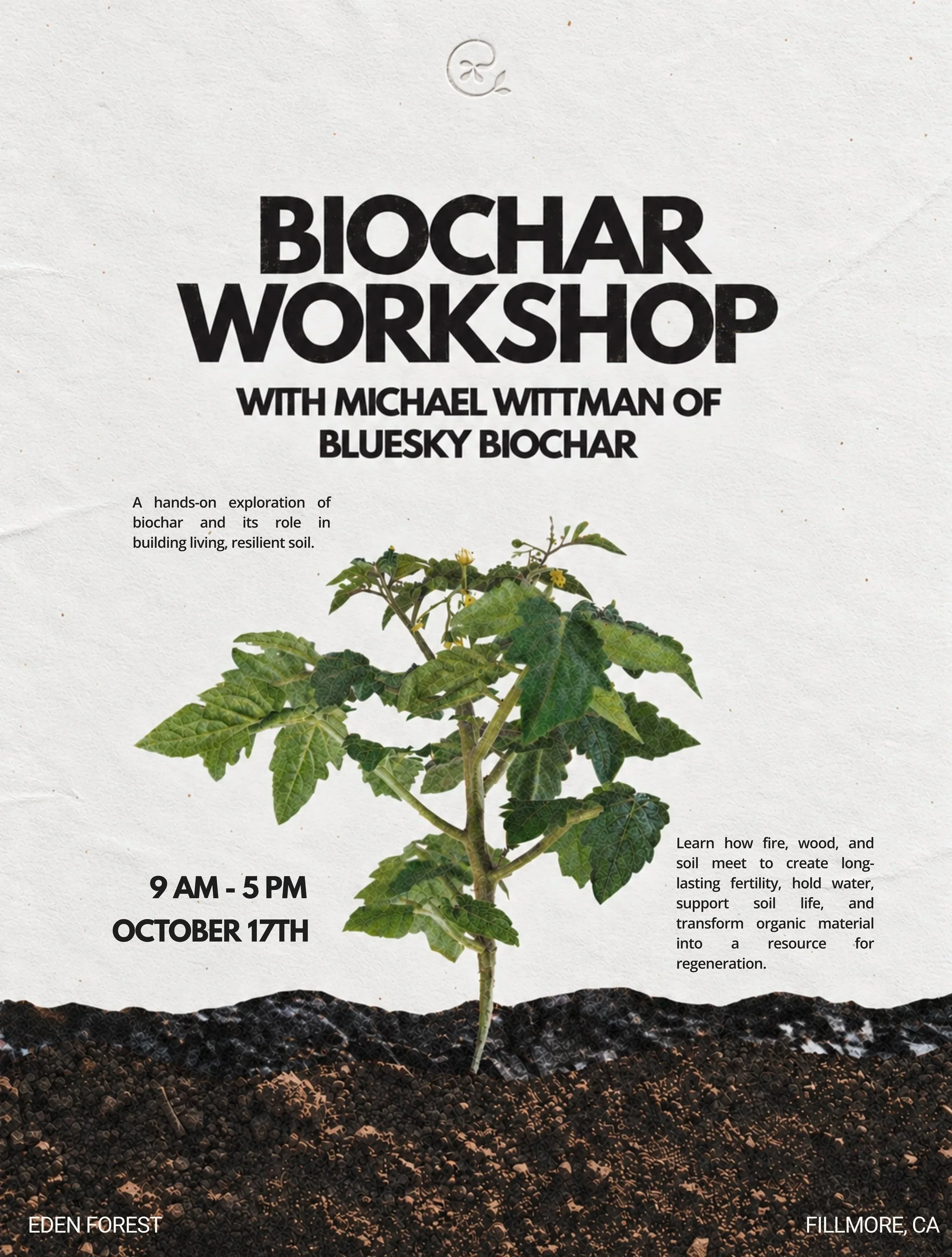 Biochar Workshop with Michael Witthman