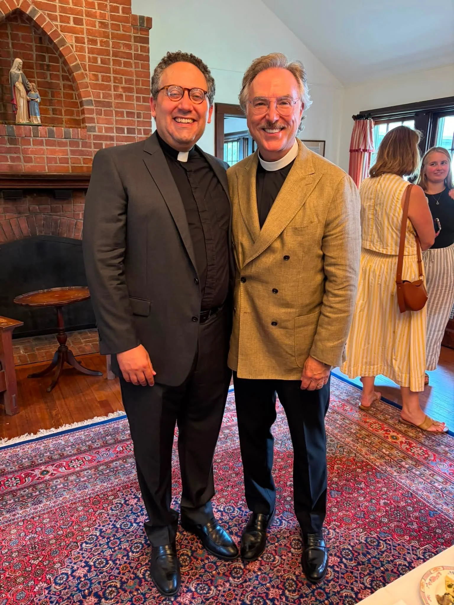 Bishop Elect Adam Shoemaker with Father Jim Erwin