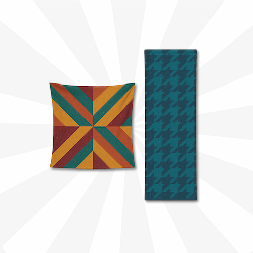 bandana and scarfs sublimated product