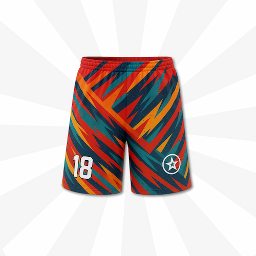 athletic shorts sublimated product