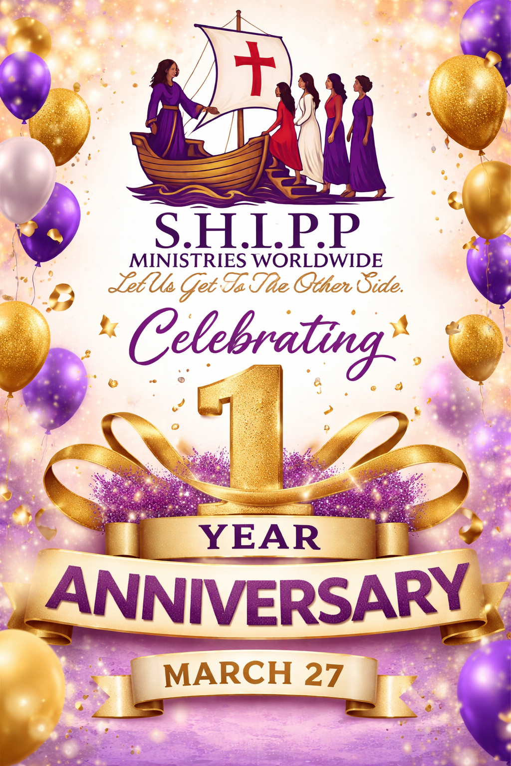Happy 1st Anniversary SHIPP Ministries!!