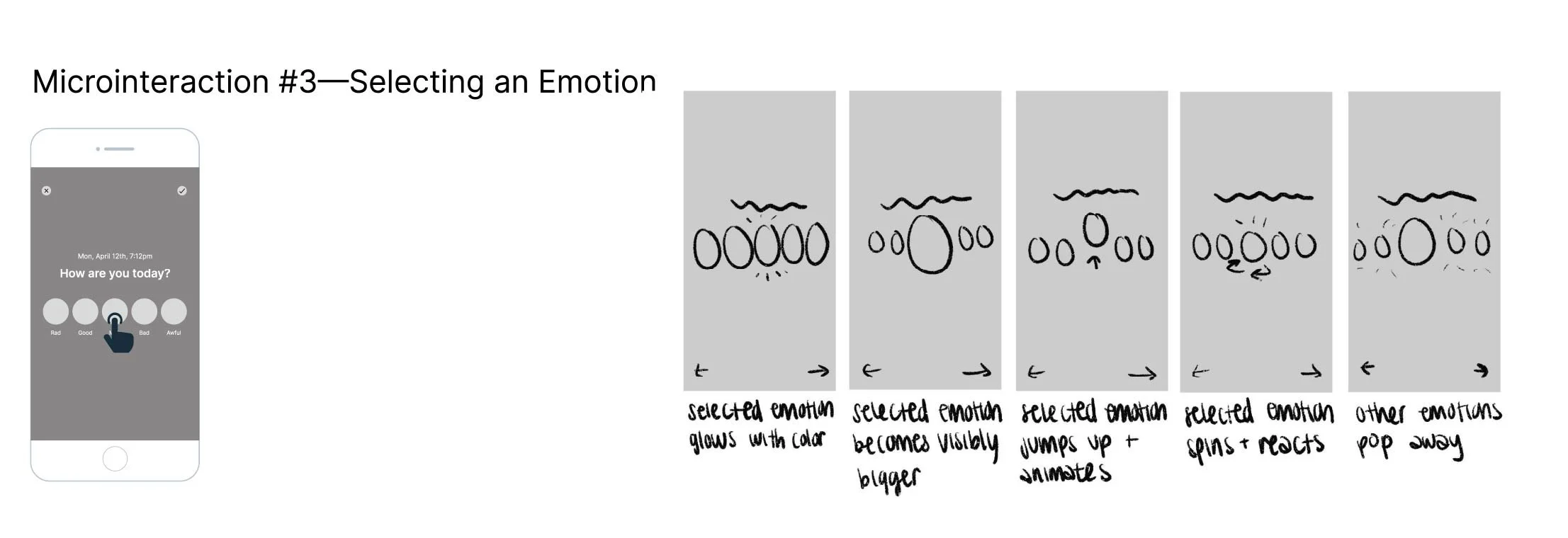 Emoie Selecting an Emotion