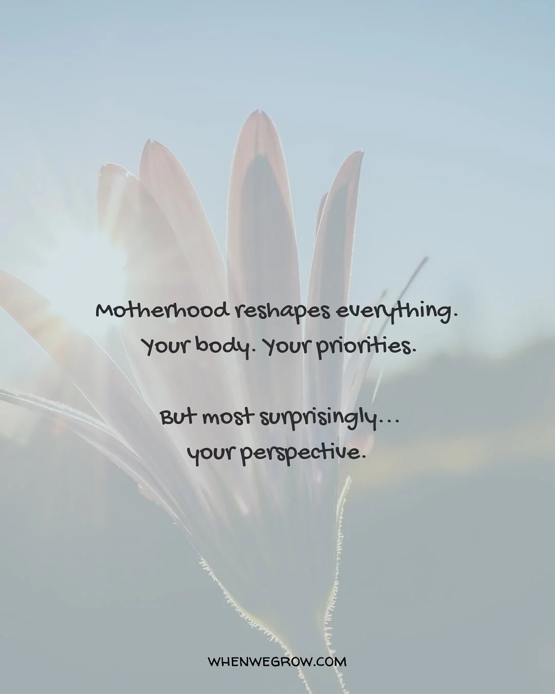 Something unexpected and life-giving happened when I took on the life of motherhood.

And this can be said for any parent or guardian who is conscious enough to allow raising children to inspire a new way of living.

As I slowly began to soften and l