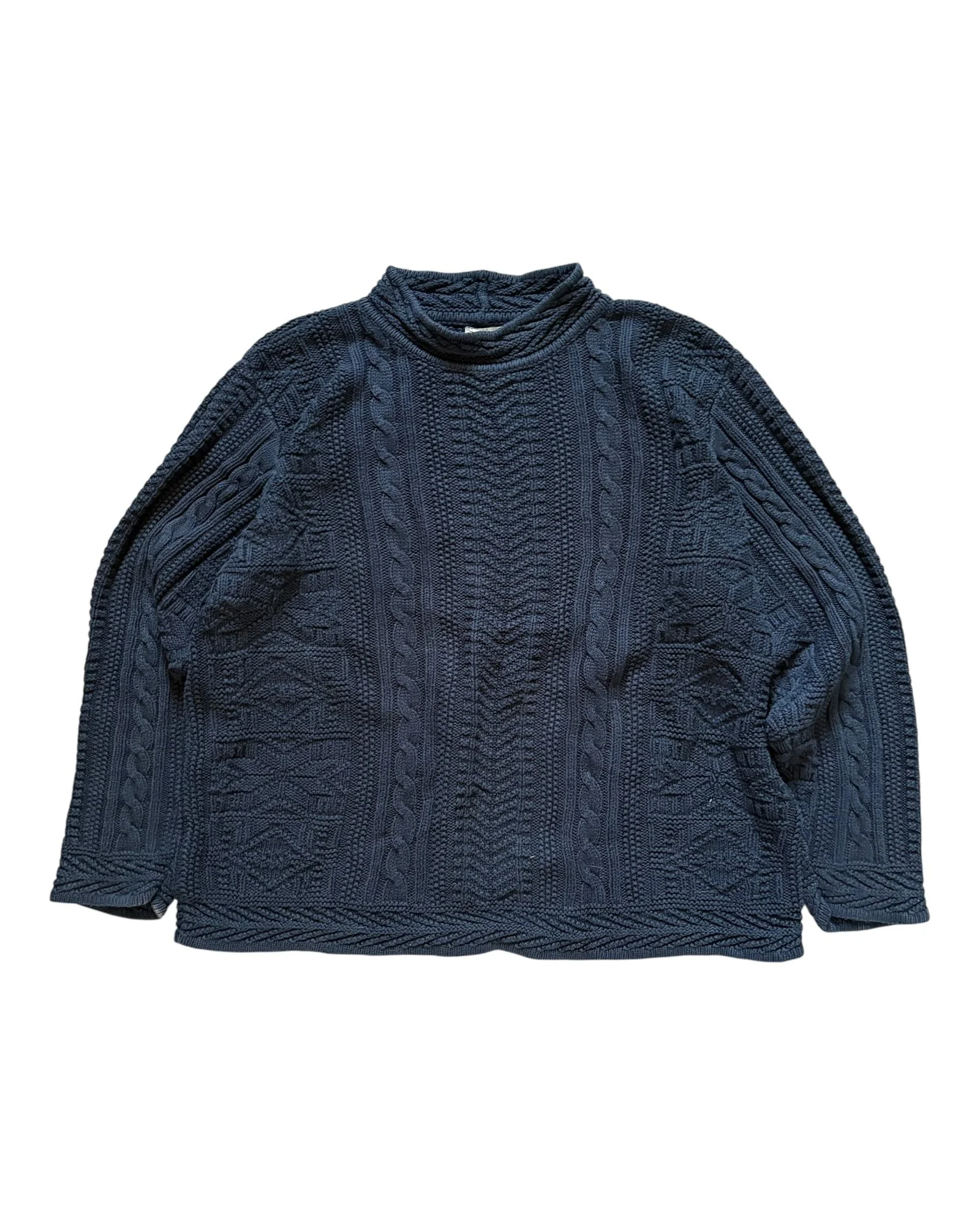 LL Bean Mockneck Sweater - L