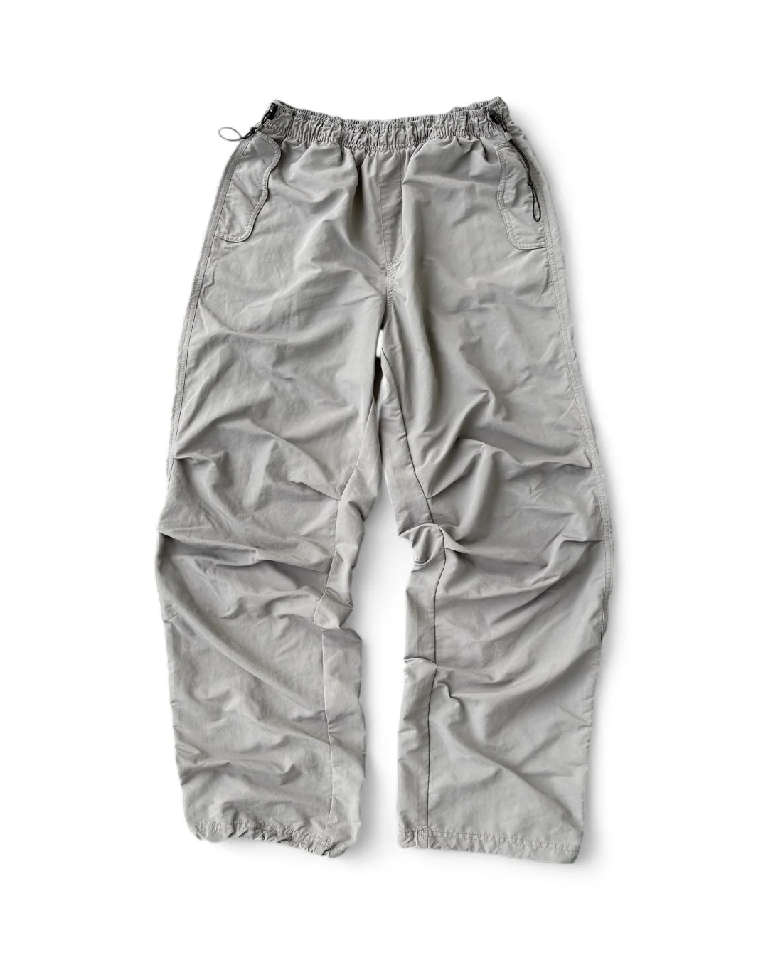 Gray Parachute Pants - 28w