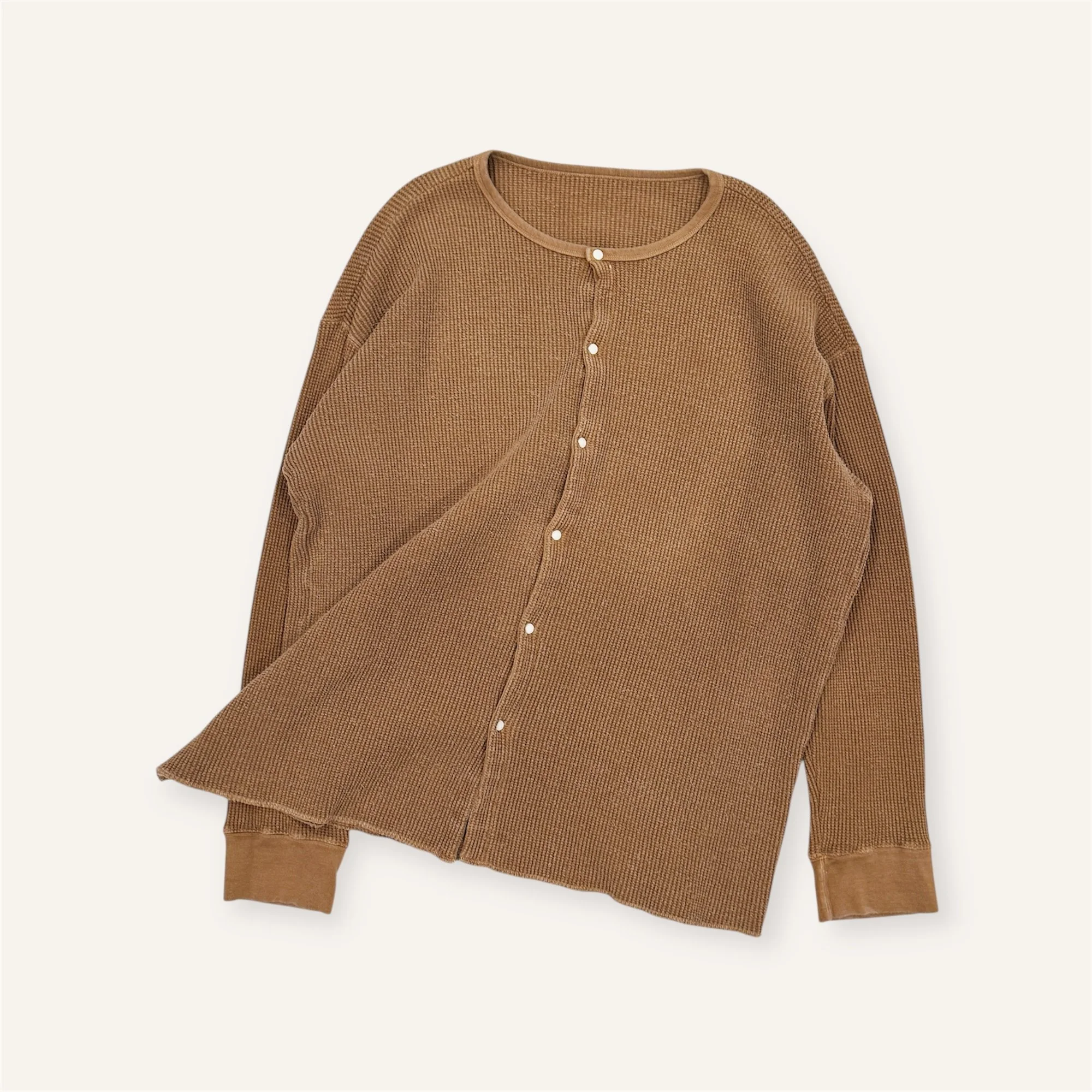 Silk Noel Waffle Cardigan