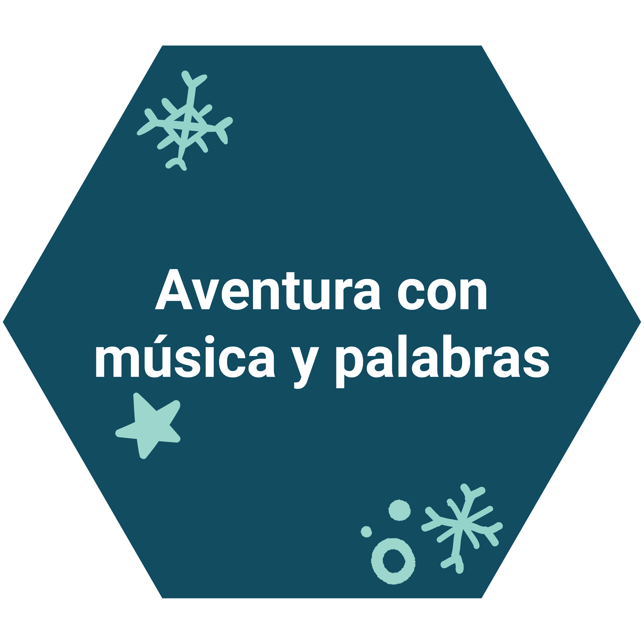 Aventura con música y palabras: Canten una canción juntos/as o cámbienle la letra a una de sus melodías favoritas. Después, escríbanla para volver a cantarla.