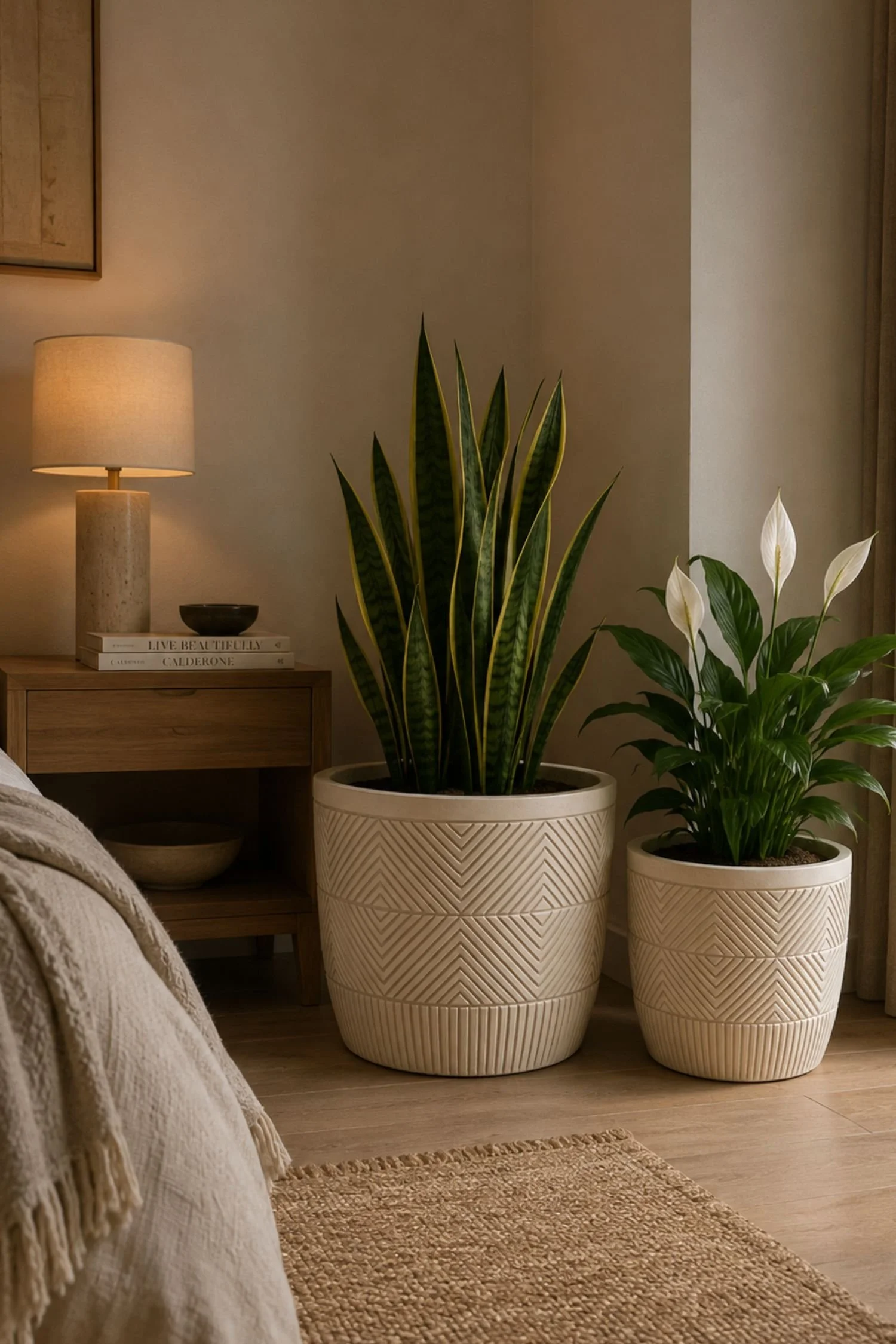 Geometric Textured Planters